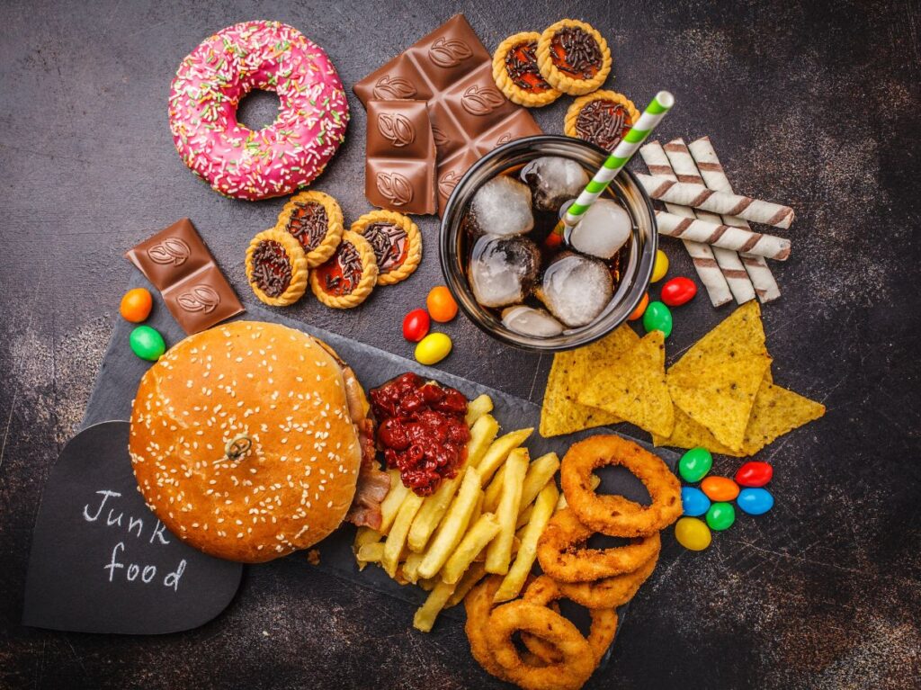 Alimentos no saludables